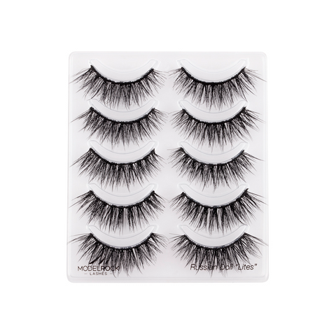 Russian Doll 'Lites' - Double Layered Lashes - 5 pair Lash Pack