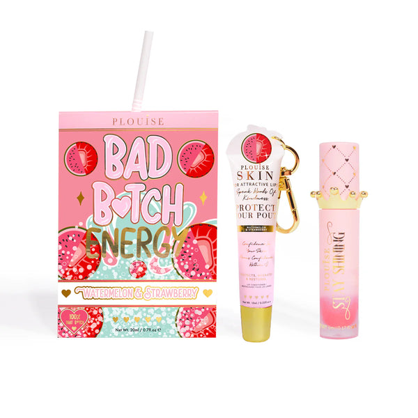 P.Louise Bad Bitch Energy Lip Duo WATERMELON & STRAWBERRY