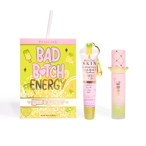 P.Louise Bad B*tch Energy Lip Duo LEMON AND LIME LOLLY