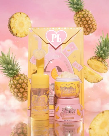 P.Louise Obsessed For Less Cleanse & Moisturise Set Pineapple