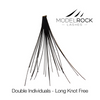 MODELROCK LASHES Double Style Individual Lashes - Long Knot-Free