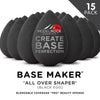 Modelrock Base Maker® Beauty Sponge - 'ALL OVER SHAPER' (Black Egg) - 15 BULK PACK