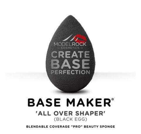 Modelrock Base Maker® Beauty Sponge - 'ALL OVER SHAPER' (Black Egg) 