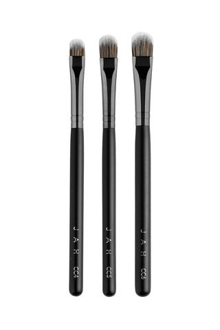 Jah Cosmetics 3 Pce Pro Slim Cut Crease Brush Set